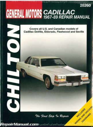 Gm Cadillac Repair Manual Sagin Workshop Car Manuals Repair